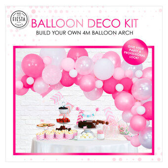 Ballonnenboog set roze