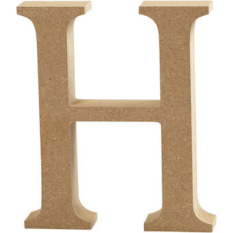 Letter h mdf 8cm, 1 st.