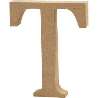 Letter t mdf 8cm, 1 st.