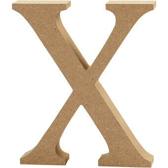 Letter x mdf 8cm, 1 st.