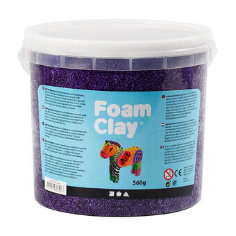 Foam Clay - paars, 560gr.