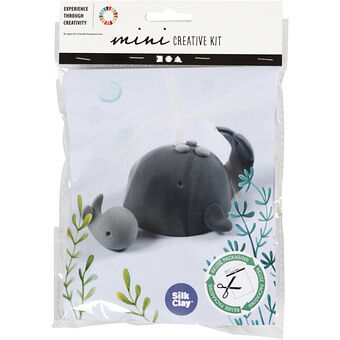 Mini creatieve kit walvis met kalf