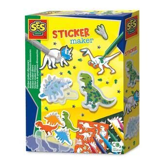 Zie dinosaurussen van stickermakers