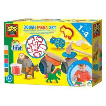 SES Mijn Eerste Mijn Eerste - Klei Mega Set Met Gereedschap