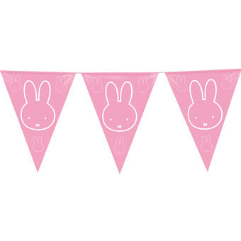 Bunting Miffy Roze, 10 meter.