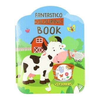 Fantastico Kleur- en Stickerboek - Boerderij