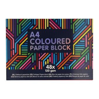 Blok Gekleurd Papier A4