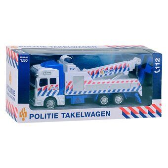 1-1-2 terugtrekkende politie sleepwagen