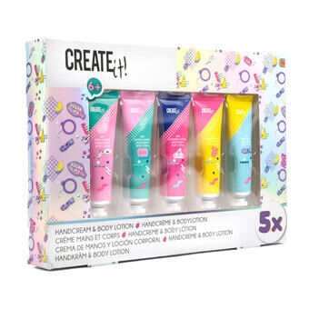 Creëer het! handcrème & bodylotion 5-pack