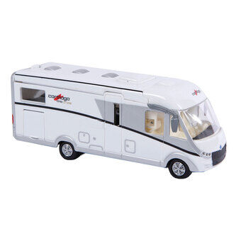 Kinderwereldbol die-cast carthago camper met licht, 16cm