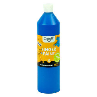 Creall vingerverf conserveermiddelvrij blauw, 750ml