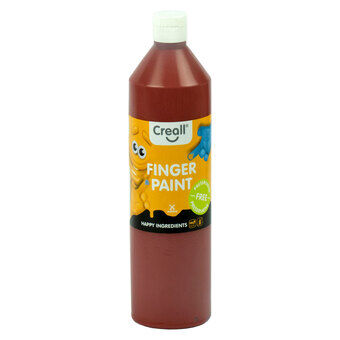 Creall vingerverf conserveermiddelvrij bruin, 750ml