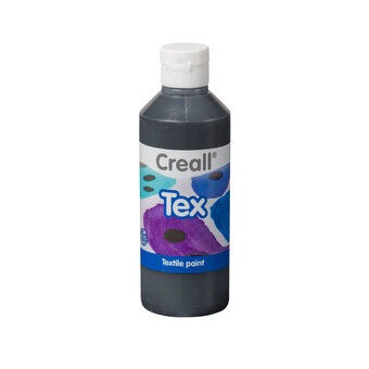 Creall textielverf zwart, 250ml