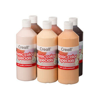 Creall School verfset Kleuren van de Wereld, 6x500ml