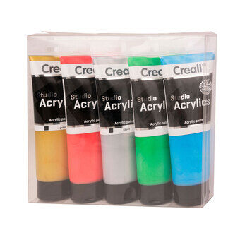 Creall studio acrylverf metallic, 5x120ml