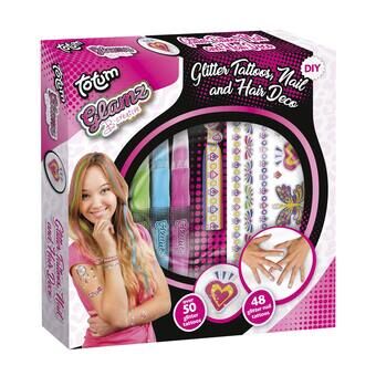 Totum Glamz Glitter Tattoos en Haarkrijt