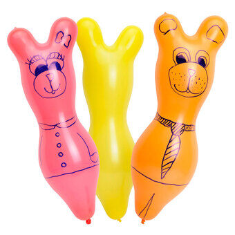 Ballon Dier Figuur, 8 stuks.