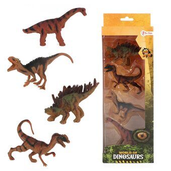 De wereld van dinosaurussen dinosaurussen, 4 stuks.