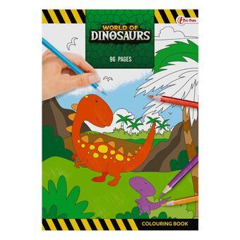 De wereld van dinosaurussen super kleurboek