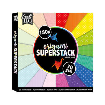 Origami Superpack, 180 vellen