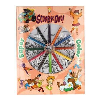 Super kleur kleurboek Scooby-Doo met potloden