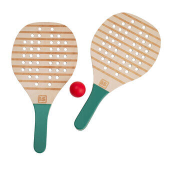 BS Toys Houten Padel Rackets, 3-dlg.