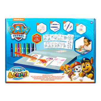 Paw Patrol spray pennen set deluxe