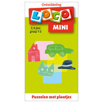 Mini loc - puzzel met plaatjes groep 1-2 (4-6 jaar)