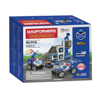 Magformers S.T.E.M. Verbazingwekkende Politie Set, 50dlg.