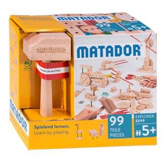 Matador Explorer E099 Constructieset Hout, 99 dlg.