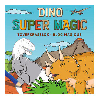 Dino Super Magic Coloring Book