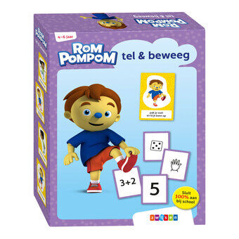 Trommel pompom tellen en bewegen.