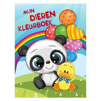 Mijn dieren kleurboek, 96 pagina\'s.