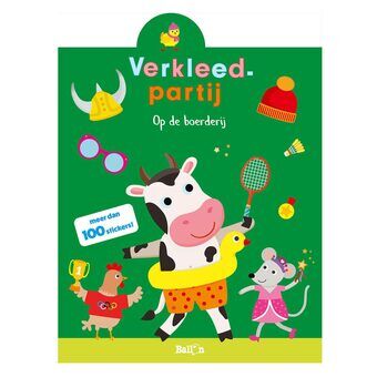 Verkleedstickerboek: op de boerderij