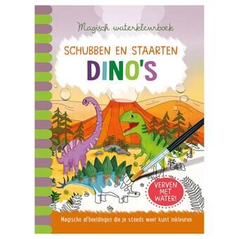 Magisch waterverfkleurboek - Dino\'s