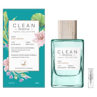 Clean Reserve H2 Eau Collection Amber Cashmere - Eau de Parfum - Geurmonster - 2 ml