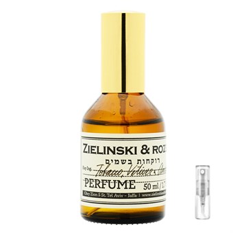 Zielinski & Rozen Tobacco, Vetiver & Amber - Eau de Parfum - Geurmonster - 2 ml