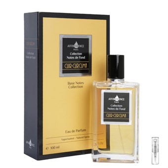 Affinessence Collection Notes de Fond Cuir Curcuma - Eau de Parfum - Geurmonster - 2 ml