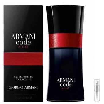 Armani Code Alist - Eau de Toilette - Geurmonster - 2 ml