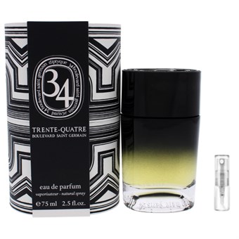 Diptyque 34 Boulevard Saint Germain - Eau de Parfum - Geurmonster - 2 ML