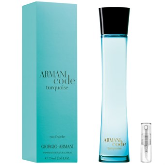 Armani Code Turquoise Pour Femme Eau Fraiche - Eau de Toilette - Geurmonster - 2 ml