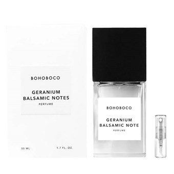 Bohoboco Geranium Balsamic Note - Parfum - Geurmonster - 2 ml