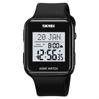 SKMEI 2211 Vierkante Digitale Horloge Datum Tijdweergave Waterdicht Sport Elektronisch Horloge