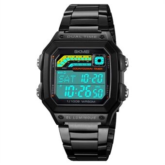 SKMEI 2307 Vierkante Digitale Horloge Luminous Outdoor Sports Elektronische Horloge