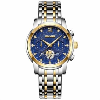 SKMEI 7078 Stijlvolle Heren Polshorloge Waterdichte Lumineuze Quartz Horloge