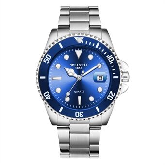 WLISTH 6057 Lichtgevend horloge Dagelijks leven Waterdichte armband Polshorlogeband met kalenderweergavefunctie