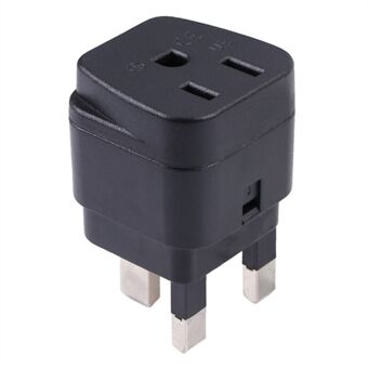 13A 250V 3-gats US naar UK-stekker Vlamvertragende pc-stopcontactconversie-adapter met Fuse