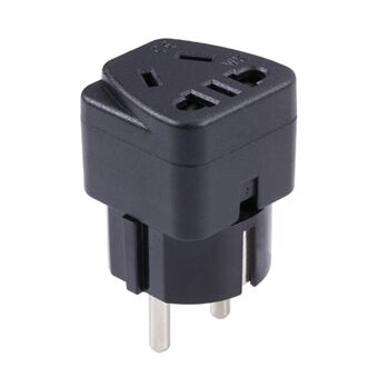 10A / 16A 250V Universal reisadapterstekker 5-gats naar EU-stopcontactconverter