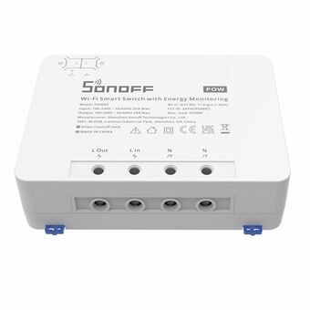 SONOFF POWR3 High Power Smart Switch Stroommeting WiFi Home Voice Control Switch