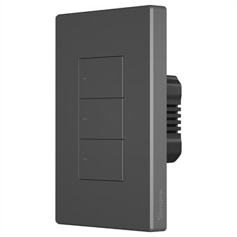 SONOFF M5-3C-120 Smart Wi-Fi-wandschakelaar Touch Light Switch 3-Gang Works Smart Home-bedieningen met Alexa / Google Home / Alice / Siri Snelkoppelingen - Amerikaanse connectoren